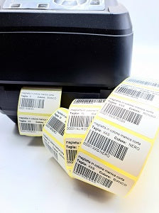 Etichette Termiche Gialle 76x127 Mm - 300 Pezzi Adesivi Per Spedizioni, Ufficio E Codici A Barre - Foto 2