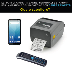 LETTORI DI CODICI A BARRE, TERMINALI E STAMPANTI PER IL MAGAZZINO