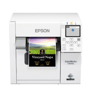 STAMPANTE DI ETICHETTE A COLORI EPSON COLORWORKS C4000 PER PICCOLE PRODUZIONI