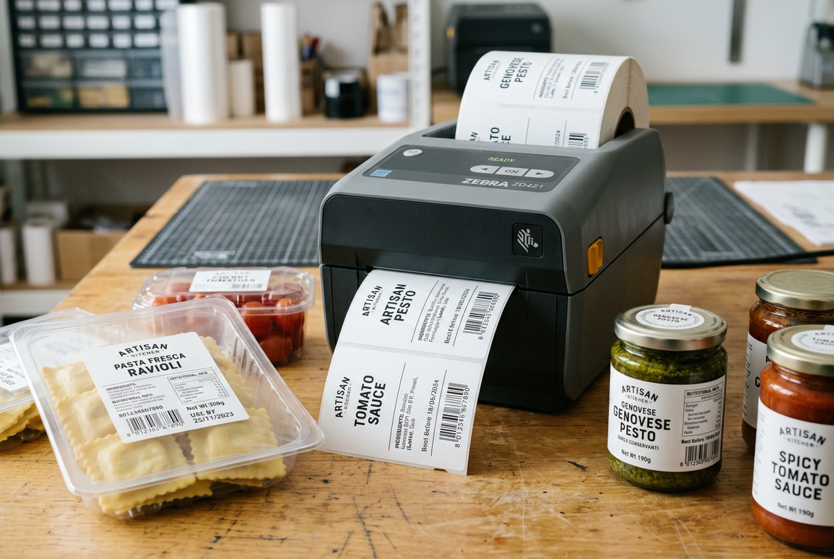 ETICHETTE ALIMENTARI: GUIDA COMPLETA ALLA STAMPA A TRASFERIMENTO TERMICO