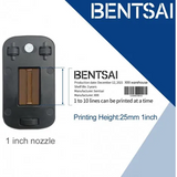 BENTSAI EB21B CARTUCCIA NERA BASE ACQUA ALTEZZA 25 MM PER MARCATORE B30 B40 B80