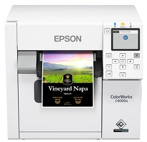STAMPANTE DI ETICHETTE A  COLORI EPSON CW-C4000BK