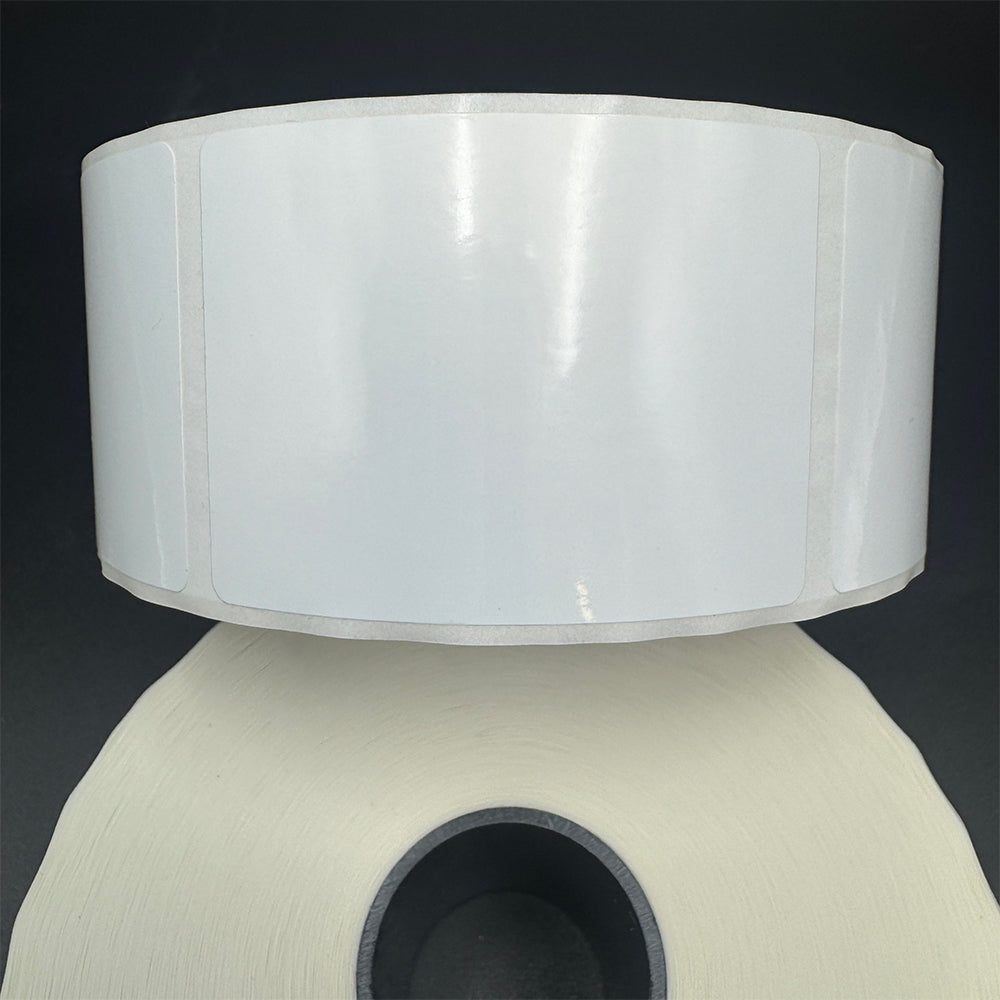 ETICHETTE ADESIVE MM 38 X 52 IN POLIPROPILENE BIANCO LUCIDO