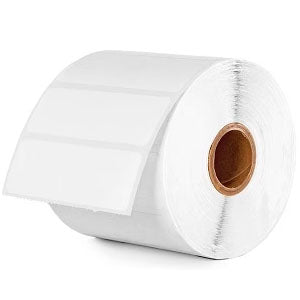 ETICHETTE IN CARTA TERMICA PROTETTA MISURA 55 x 24  mm