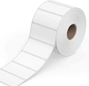 ETICHETTE ADESIVE MM 15 X 10  IN POLIPROPILENE BIANCO LUCIDO