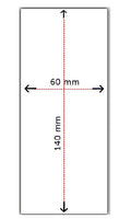 ETICHETTE PRATICHE AUTO TT-951 MM 60 X 140 + RIBBON PER IL TRASFERIMENTO TERMICO