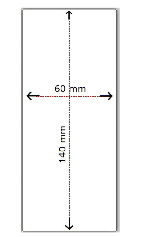 ETICHETTE PRATICHE AUTO TT-951 MM 60 X 140 + RIBBON PER IL TRASFERIMENTO TERMICO