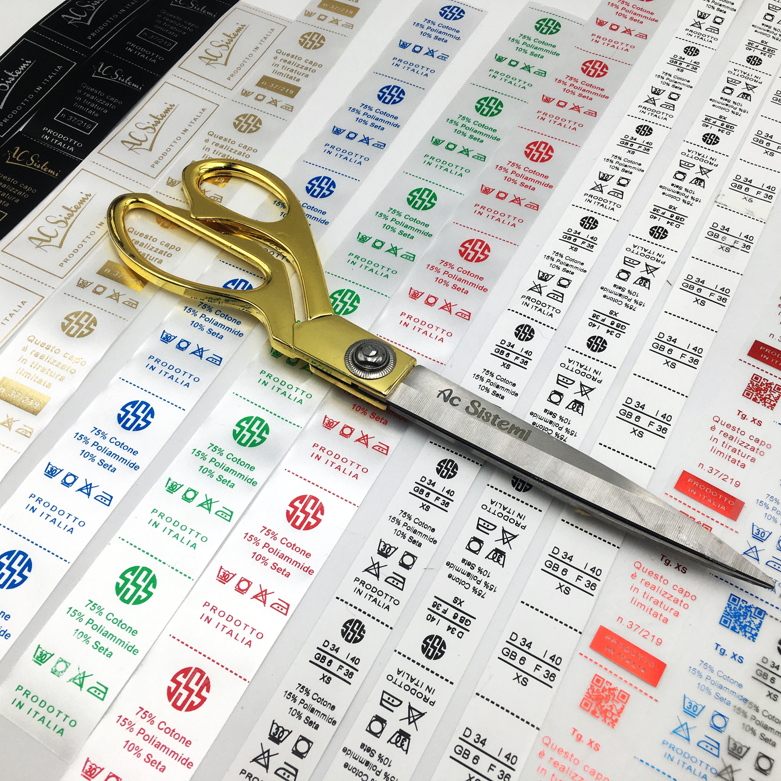 RIBBON NERO PER ETICHETTE ABBIGLIAMENTO MM 40 X 200 MT