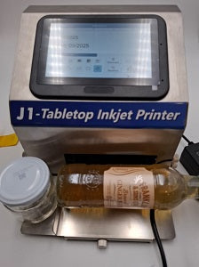 MARCATORE SEMI-AUTOMATICO J1 PER VETRO PLASTICA METALLO CARTA