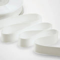 NASTRO IN DOPPIO RASO BIANCO NATURALE MM 16X25 MT