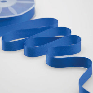 NASTRO IN DOPPIO RASO BLU ACCESO MM 16X25 MT