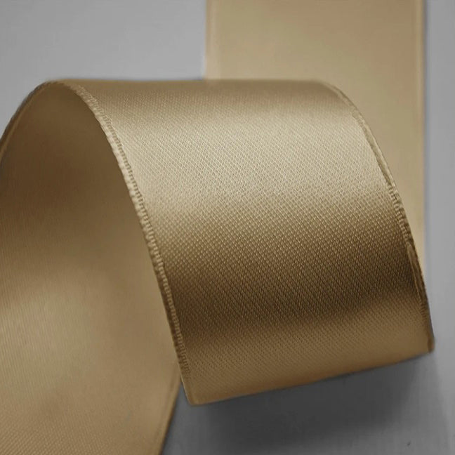 NASTRO IN DOPPIO RASO CANNELLA MM 16X25 MT