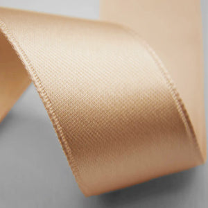 NASTRO IN DOPPIO RASO ROSA SALMONE MM 25X25 MT