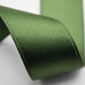 NASTRO IN DOPPIO RASO VERDE INGLESE MM 16X25 MT