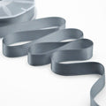 NASTRO IN DOPPIO RASO GRIGIO SCURO MM 16X25 MT