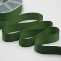 NASTRO IN DOPPIO RASO VERDE FORESTA MM 16X25 MT