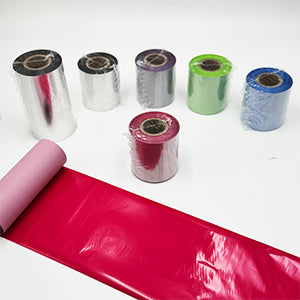 RIBBON PIGMENTATO CERA-RESINA MAGENTA MM 60 X 150 MT