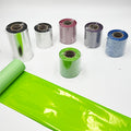 RIBBON PIGMENTATO CERA-RESINA VERDE LIME MM 60 X 150 MT