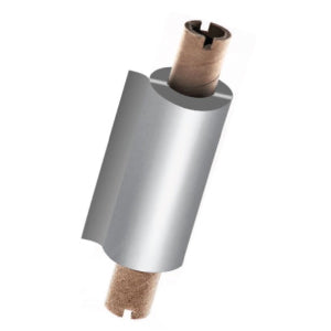 RIBBON ARGENTO CERA OPACO PER IL TRASFERIMENTO TERMICO MM 60X74 MT