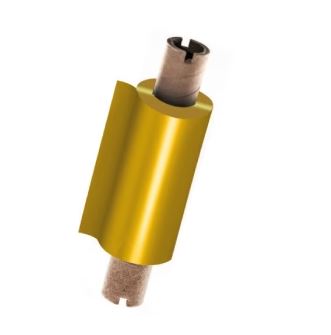 RIBBON ORO RESINA PER IL TRASFERIMENTO TERMICO MM 64 X 74 MT