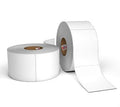 ETICHETTE ADESIVE MM 100 x 35  IN POLIPROPILENE BIANCO LUCIDO