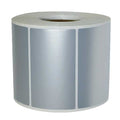 ETICHETTE IN POLIESTERE ARGENTO 50 X 30 MM
