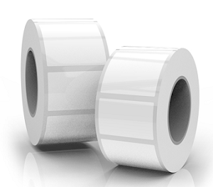 ETICHETTE ADESIVE MM 30 x 30 IN POLIPROPILENE BIANCO LUCIDO