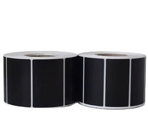 ETICHETTE ADESIVE COLORE NERO MISURA MM 48 X 28