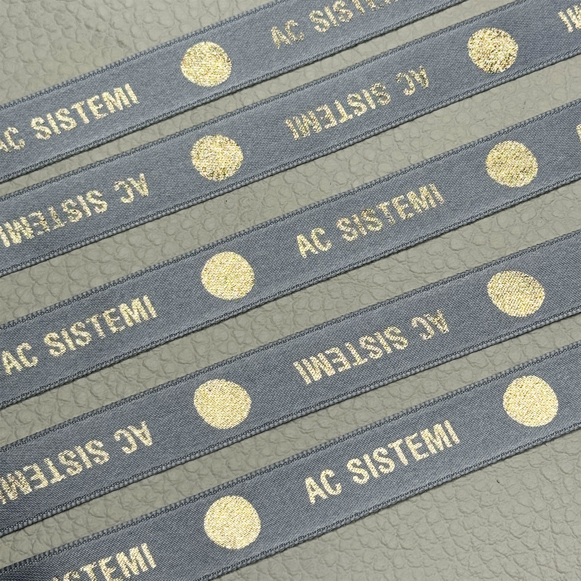 NASTRO IN RASO PERSONALIZZATO STAMPA IN ORO