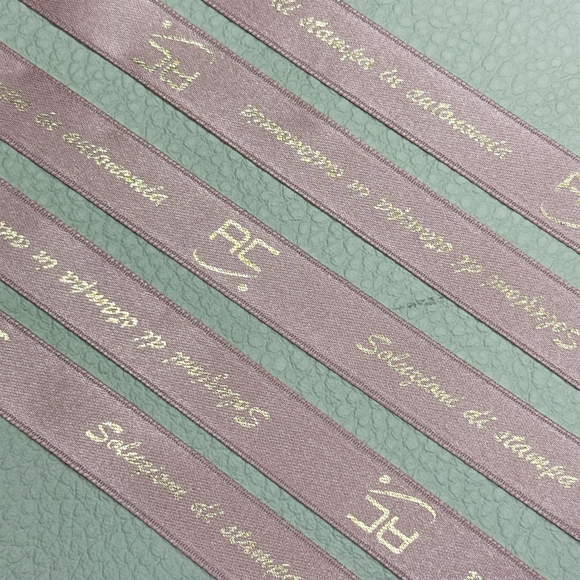 KIT ROSA ANTICO NASTRO IN RASO + ETICHETTA