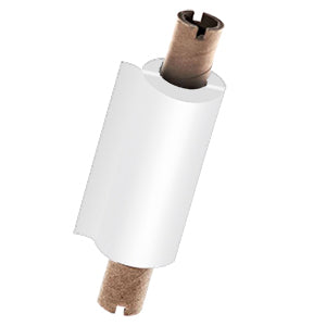 RIBBON BIANCO CERA PER IL TRASFERIMENTO TERMICO MM 64X74 MT