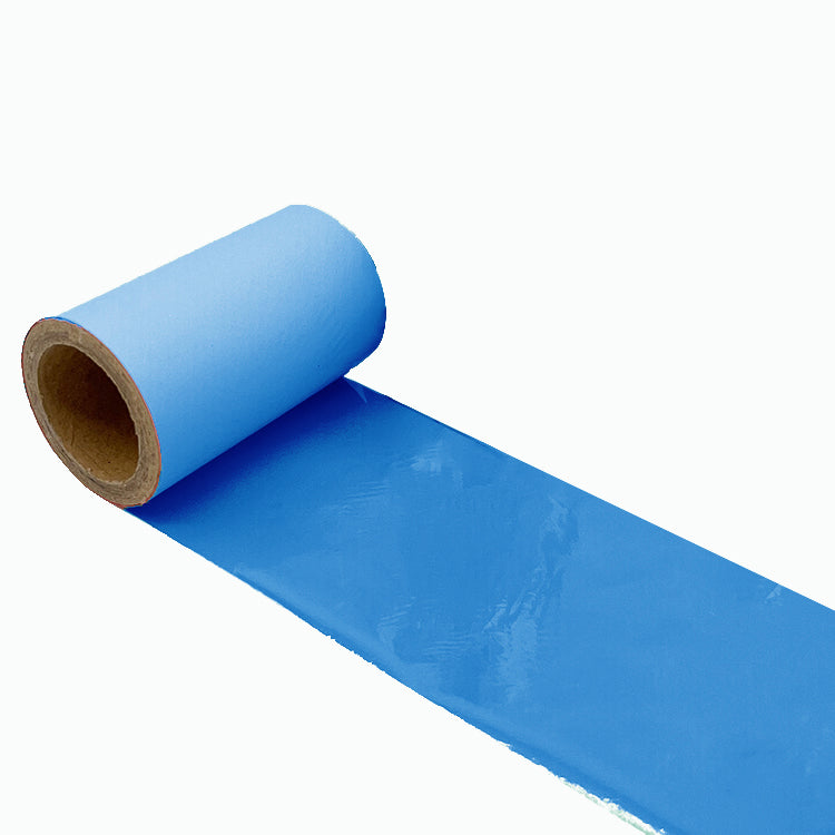 RIBBON PIGMENTATO CERA-RESINA CIANO MM 110 X 20 MT
