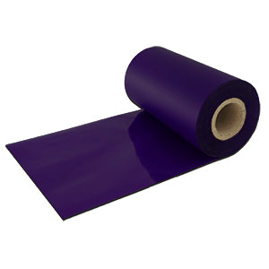 RIBBON BLU CERA-RESINA ANIMA DA 1" PER IL TRASFERIMENTO TERMICO 100 MM X 100 MT