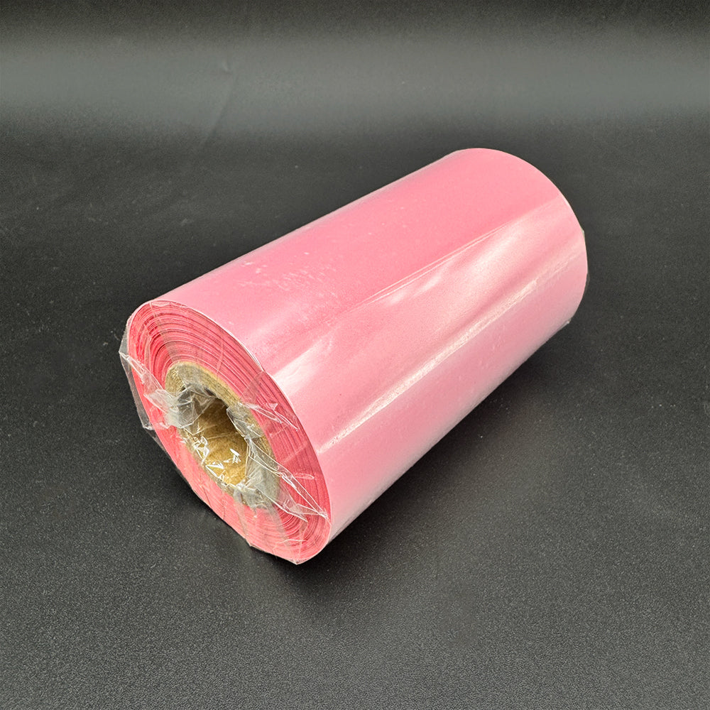RIBBON PIGMENTATO CERA-RESINA ROSA MM 100 X 200 MT
