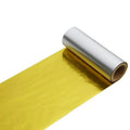 RIBBON RESINA GIALLO METALLIZZATO PER IL TRASFERIMENTO TERMICO MM 110 X 20 MT