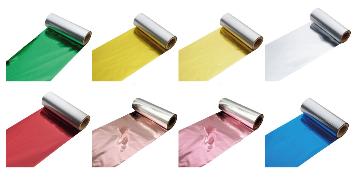 RIBBON RESINA ORO ROSA PER IL TRASFERIMENTO TERMICO MM 100 X 200 MT