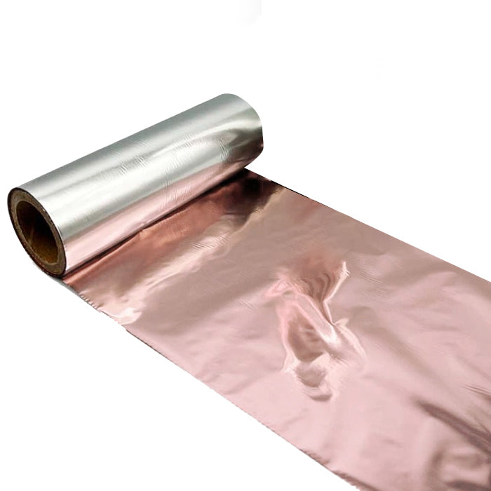 RIBBON RESINA ORO ROSA PER IL TRASFERIMENTO TERMICO MM 100 X 200 MT