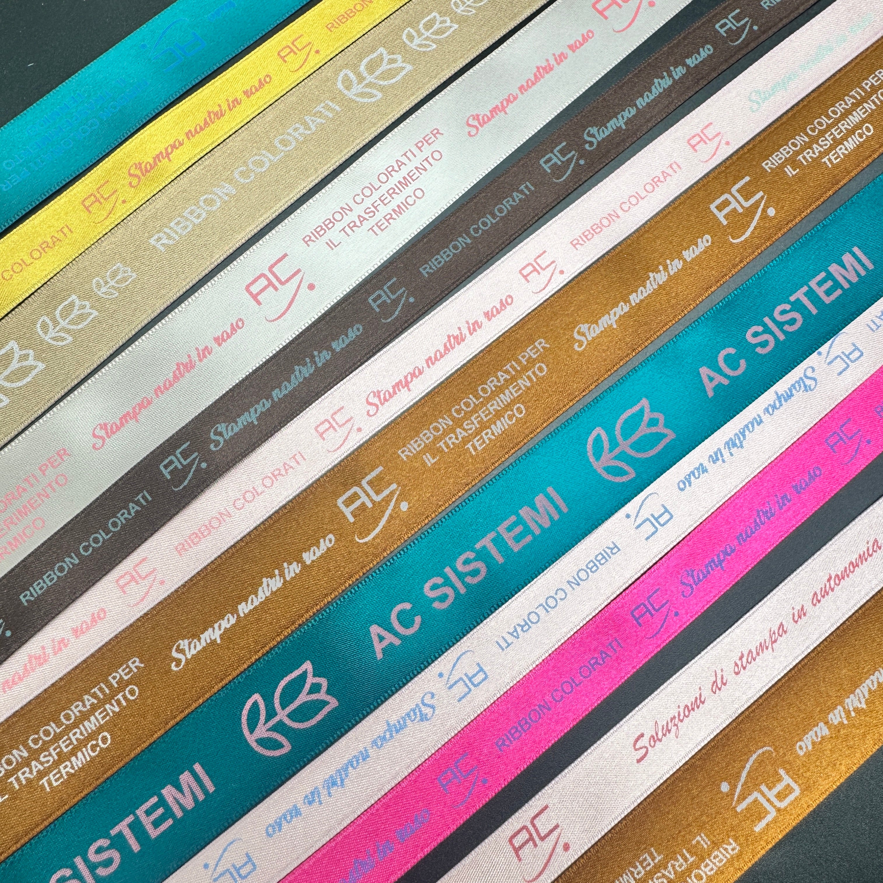 RIBBON PIGMENTATO CERA-RESINA ROSA MM 110 X 20 MT