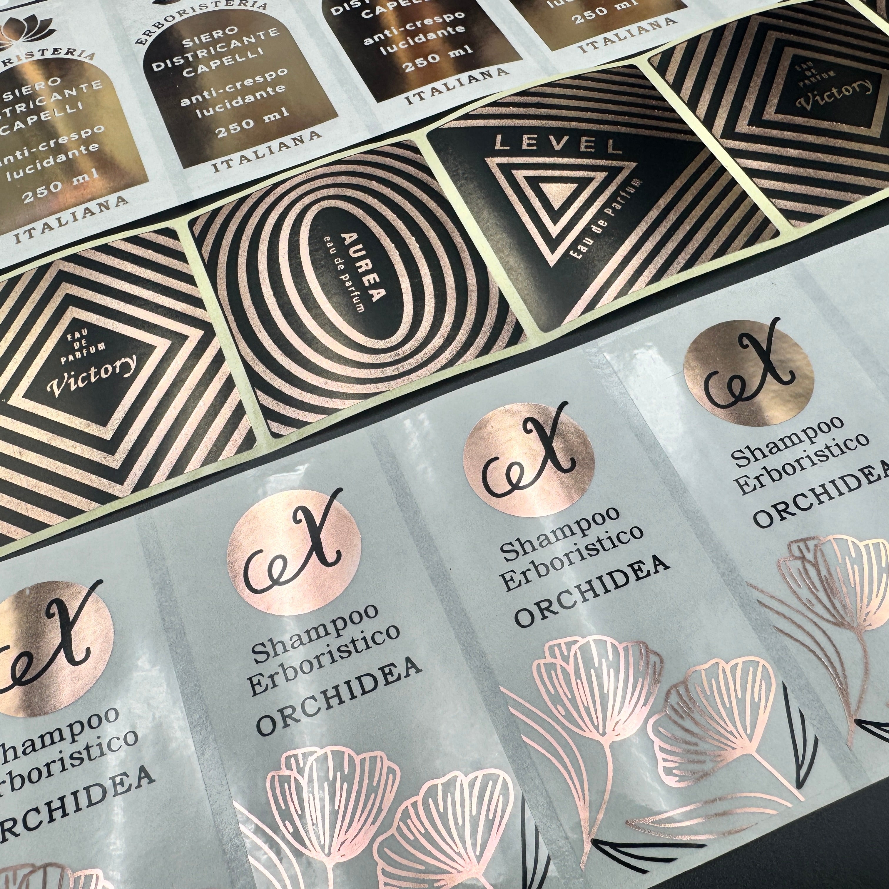 RIBBON RESINA ORO ROSA PER IL TRASFERIMENTO TERMICO MM 100 X 200 MT