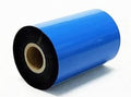 RIBBON CIANO CERA-RESINA ANIMA DA 1" PER IL TRASFERIMENTO TERMICO 100 MM X 100 MT