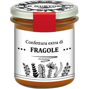 MODELLO DI ETICHETTA CON SIGILLO PER CONFETTURE: VINTAGE