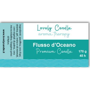 REALIZZAZIONE GRAFICA ETICHETTA PER CANDELA PROFUMATA: FULLCOLOR