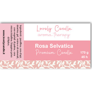 REALIZZAZIONE GRAFICA ETICHETTA PER CANDELA PROFUMATA: FULLCOLOR