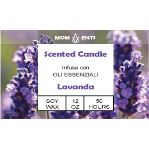 REALIZZAZIONE GRAFICA ETICHETTA PER CANDELA PROFUMATA: FOTOGRAFIA FRAGRANZA