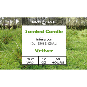 REALIZZAZIONE GRAFICA ETICHETTA PER CANDELA PROFUMATA: FOTOGRAFIA FRAGRANZA
