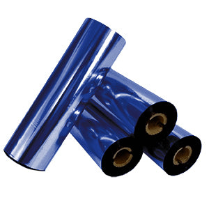 RIBBON BLU METAL RESINA PER IL TRASFERIMENTO TERMICO MM 100 X 74 MT