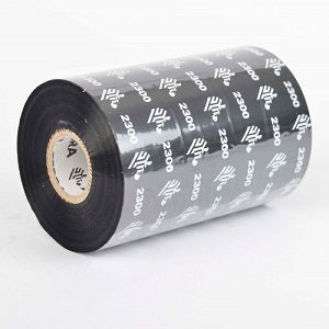 RIBBON CERA ZEBRA MM 110 X 450 MT 02300BK11045
