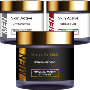 REALIZZAZIONE GRAFICA ETICHETTE PER PRODOTTI COSMETICI: VISO E CORPO UOMO
