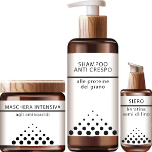 MODELLO PERSONALIZZABILE DI ETICHETTA PER PRODOTTI COSMETICI: LINEA ESSENTIAL A TRASFERIMENTO TERMICO