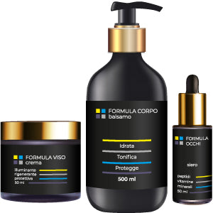 REALIZZAZIONE GRAFICA ETICHETTE PER PRODOTTI COSMETICI: LINEA BASIC BLACK